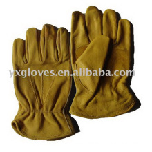 Cow Leather Driver Glove-Safety Glove-Protected Glove-Work Glove-Labor Glove